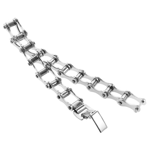 SOIMISS Fahrradkette Armband Unisex Link Chain für Schmuckherstellung Modisches Komfortables Gliederarmband mit Glatter Oberfläche und Praktischem Klappverschluss für Männer und Frauen von SOIMISS