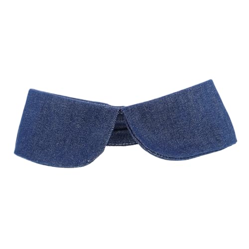 SOIMISS Fake-Kragen aus Denim Gefälschter Jeanskragen Gefälschter Halsbandkragen falscher Kragen abnehmbarer Modekragen Kunstkragen abnehmbarer Blusenkragen falsche Cowboy von SOIMISS