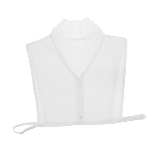 SOIMISS Form Spitze Faux Kragen Für Abnehmbarer Fake Kragen Schichten Für Jahreszeit Bequeme Chiffon-materialien Vielseitiges Modeaccessoire von SOIMISS