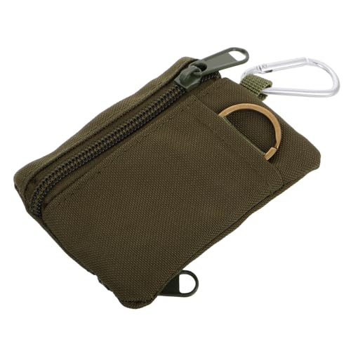 SOIMISS -Fan-geldbörse Schlüsselanhänger Geldbörse Armeetaschen Schlüsselanhänger An Der Taille Münzbeutel Für Männer Kleine Schlüsseltaschen Schlüsseletui Polyester Olive Green von SOIMISS