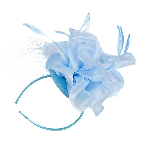 SOIMISS Fascinator Hut Mit Blumen Und Federn Für Damen Kopfdekoration Für Hochzeiten Teepartys Und Besondere Anlässe Leicht Tragbar Und von SOIMISS