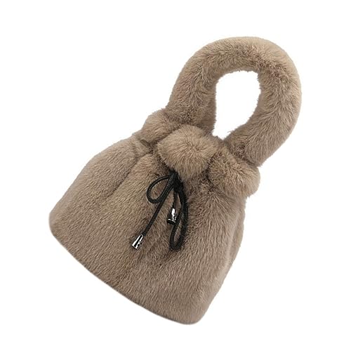 SOIMISS Flauschige Schultertasche Für Damen Herbst-Winter-plüsch-Handtasche Modische Umhängetasche Mit Hohem Fassungsvermögen Für Alltag Und Besondere Anlässe von SOIMISS