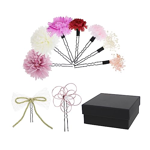 SOIMISS Floraler Kopfschmuck Im Japanischen Stil Blumen Haarschmuck Dekorativer Kopfschmuck Für Mädchen Kimono Haar Ornament von SOIMISS