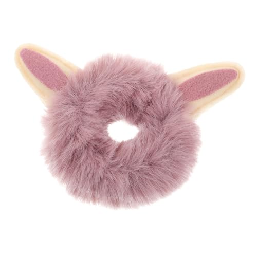 SOIMISS Fluffiges Haargummi mit Handgefertigten Cartoon Plüsch Haarband für Mädchen Dreidimensionale Modischer Wald Stil für Herbst und Winter Vielseitig als Haargummi und Armband von SOIMISS