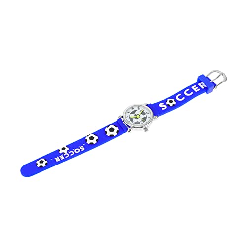 SOIMISS Fußball Armbanduhr Für Junge Mädchen Schüleruhr Mit Quarzwerk Klarem Ziffernblatt Und Verformungsbeständigem Material Für Jungen Mädchen von SOIMISS