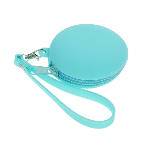 SOIMISS Rundes Silikon Münzfach Grün Münzgeldbeutel Aufbewahrungstasche Für Kleingeld Und Ohrhörer Leicht Und Tragbar Für Reisen Und Alltag von SOIMISS