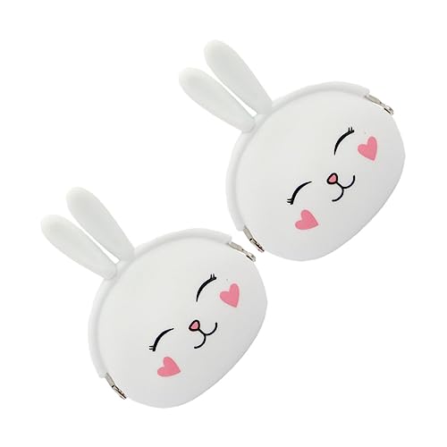 SOIMISS Geldbörse Mit Süßem Häschen-Design Silikon-geldbörse Mit Schnallenverschluss Tasche Für Mädchen Tragbarer Schlüsselhalter von SOIMISS