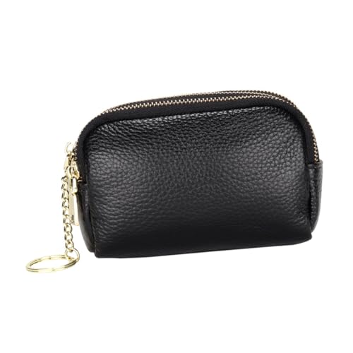 SOIMISS Rindsledergeldbörse Mit Reißverschluss Für Damen Kleines Münztäschchen Damengeldbörse Mit Fächern Für Kleingeld Schlüssel Und Taschentücher Tragbares Münzgeldbörse Für von SOIMISS