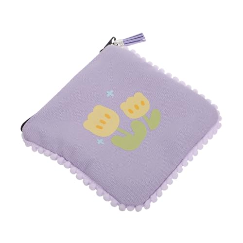 SOIMISS Cute Tassel Purse Für Kleine Tragbare Geldbörse Canvas Im Zarten Für Münzen Und Kleingeld Praktischer Begleiter Für Mädchen Und Mädchen von SOIMISS