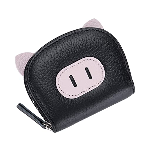 SOIMISS Kleine Kartenetui Aus Pu-Material Mit Reißverschluss-Design Tragbarer Kartenhalter Als Münzbehälter Und Aufbewahrungstasche Für Damen Kartenorganizer Für Outdoor Und Büro von SOIMISS