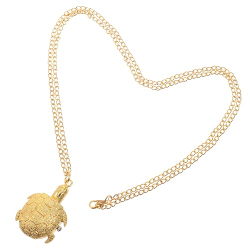 SOIMISS Taschenuhr Vintage Schildkröte Form Retro Quarz Metall Uhrzeit Einstellen Langlebiges Material Tragbar von SOIMISS