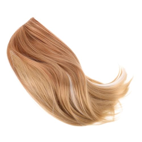 SOIMISS Gradient Bob Wig für Weiße Frauen Mittlerer Scheitel Synthetisch Gerade Kurz mit Realistischem Spitzenabschluss Pflegeleicht für Alltag und Party Geeignet von SOIMISS