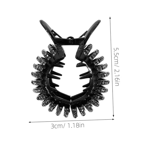 SOIMISS Große Haarklammer mit Glitzersteinen Rutschfeste Ponytail Jaw Clips Eleganter Haarschmuck für Frauen und Mädchen Modischer Haarhalter für Vielseitige Frisuren von SOIMISS