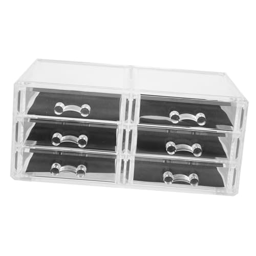 SOIMISS Großer Transparenter Acryl Make Up Organizer mit Klarer Kosmetik Aufbewahrungsbox Vielseitiger Schminktisch Organizer für Pinsel und Beauty Accessoires Leicht zu Reinigen und von SOIMISS