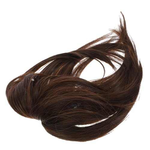 SOIMISS Haarvolumen Topper für Damen Unsichtbares Haarteil zur Abdeckung von Dünner Werdendem Haar Synthetisches Weiches und Bequemes Haarstück Hellbraun Einfach Anzubringen Entfernen für von SOIMISS