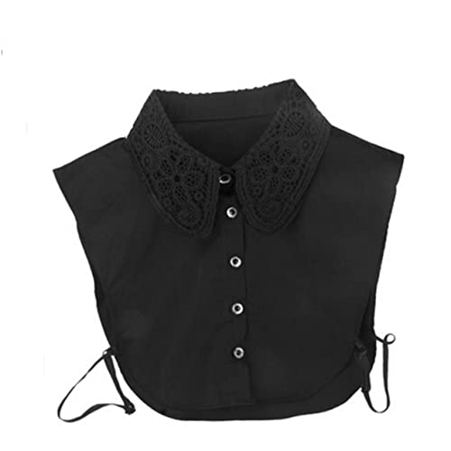 SOIMISS Verstellbare Band-halbhemdbluse Für Damen Abnehmbarer Kragen 38 Cm Ausschnitt 14 76 Cm Schulter von SOIMISS