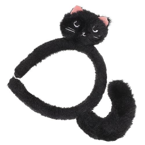 SOIMISS Katzenohren Haarreif Für Halloween Niedlicher Tierkopfschmuck Für Partys Cosplay Und Karneval Leicht Und Bequem Für Frauen Und Mädchen von SOIMISS