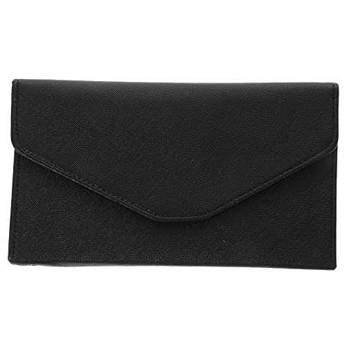 SOIMISS Multi-funktionales RFID-blockierendes Passport Holder Für Damen Tragbare Geldbörse Zur Aufbewahrung Von Reisepass Tickets Und Karten Schwarz von SOIMISS