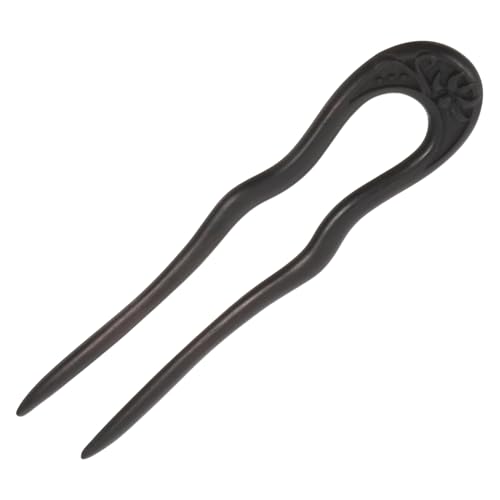 SOIMISS Holz Haarspange U-förmige Doppelstift Haarnadel Handgefertigt Hanfu-haarschmuck Für Hochzeiten Partys Stylisches Haaraccessoire Für Mädchen von SOIMISS