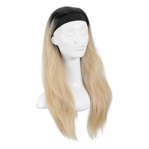 SOIMISS Headband Wig für Frauen Lange Gerade Synthetische Haare Einfach zu Tragen Verknotungsfrei Flexibles Styling für Alltag Party und Cosplay Natürliches Aussehen von SOIMISS