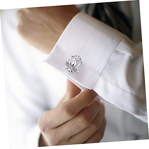 SOIMISS Manschettenknöpfe Herren Aus Kupfer Stilvolle Ärmelknöpfe in Balance Form Langlebig Rostbeständig Für Hemden Und Besondere Anlässe von SOIMISS