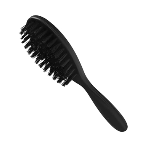 SOIMISS Herren Bartbürste mit Ergonomischem Sanfte Haarpflegebürste für Bart und Haare Feinzinkige Kammstruktur für Unterwegs Schützt vor Haarbruch von SOIMISS
