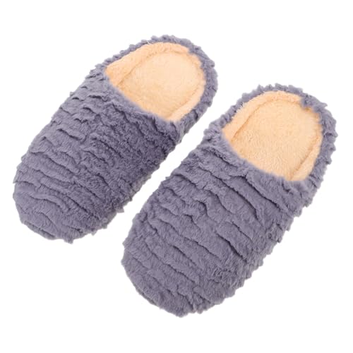 SOIMISS Herren Hausschuhe mit Rutschfester Weicher Sohle und Warmem Futter Leise Unisex Pantoffeln für Frühling Herbst Winter von SOIMISS