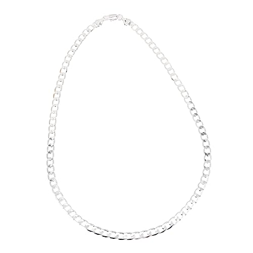 SOIMISS Kubanische Gliederkette Für Männer Halskette Pulloverkette Schmuck Herren Silberplattiert Kubanische Kette von SOIMISS