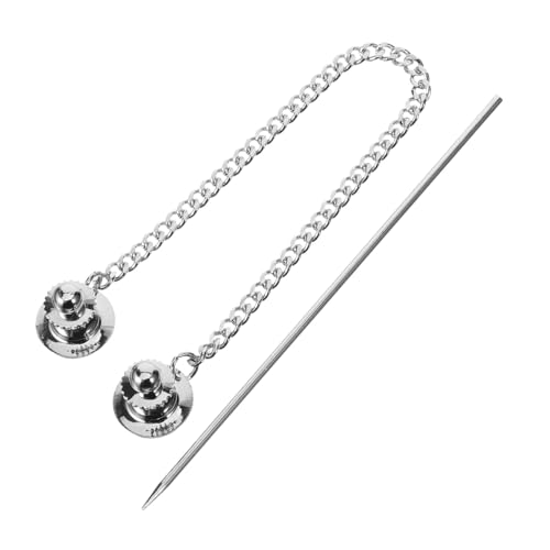 SOIMISS Dekorative Kragennadel für Männer Krawattennadel mit Kette Hemdbrosche Klassisches Design Passend für Verschiedene Anlässe von SOIMISS