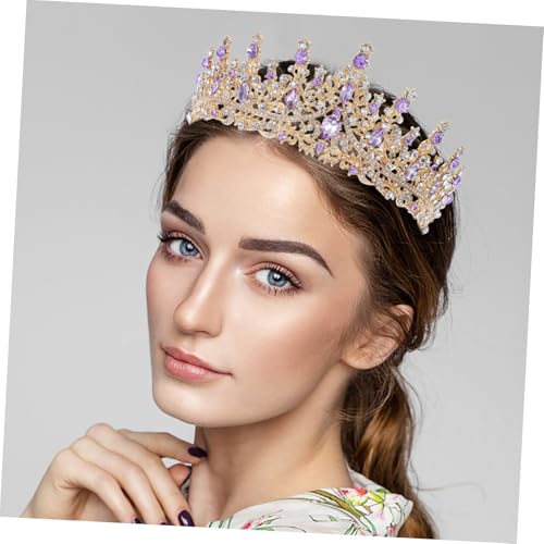SOIMISS Hochzeit Braut Tiara Stirnband Damen Haarschmuck Prinzessin Diadem für Brautjungfer Party Festzug Kostüm von SOIMISS