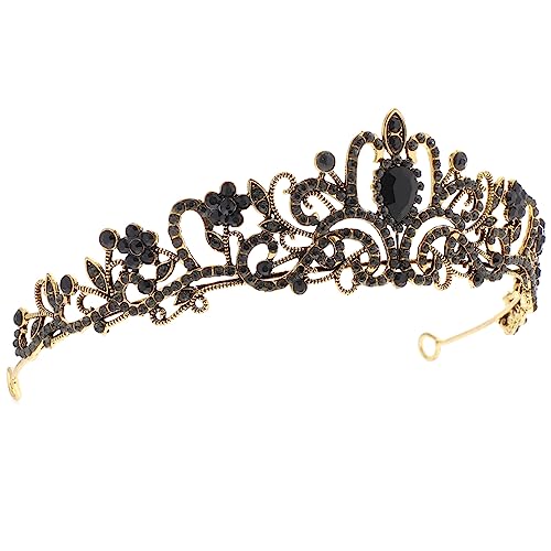 SOIMISS Hochzeitskrone für Braut Leichtes Komfortables Tiara Haarreif mit Strasssteinen Party und Dekoration Geeignet für Hochzeit Geburtstag Abschlussball und Cosplay von SOIMISS