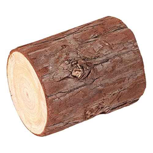 SOIMISS Holzstumpf Kerzenständer Rustikaler Kerzenhalter aus Natürlichem Holz für LED Kerzen Teelichter und Dekoration für Hochzeiten Partys und Gemütliche Abende Kompakt und Dekorativ von SOIMISS