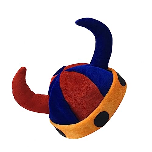 SOIMISS Kreativer Hut Für Cosplay Und Partys Lustige Kopfbedeckung Für Geburtstagsfeiern Weicher Atmungsaktiver Hut Blau Und Rot Für Festivals Und Auftritte von SOIMISS