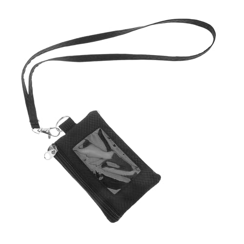 SOIMISS Geldbeutel Für Damen Kleine Geldbörse Für Damen Portemonnaie Aus Nylon Kartenhalter Mit Schlüsselband Visitenkartenetui Ultradünnes Kartenetui Münzgeldbörse von SOIMISS