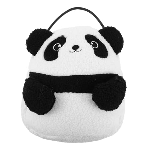 SOIMISS Kawaii Panda Plüschhandtasche Große Kapazität Weiche Tierhandtasche Damen Schultertasche Angenehm Verstellbar Für Alltag Reisen Einkaufen Freizeit von SOIMISS