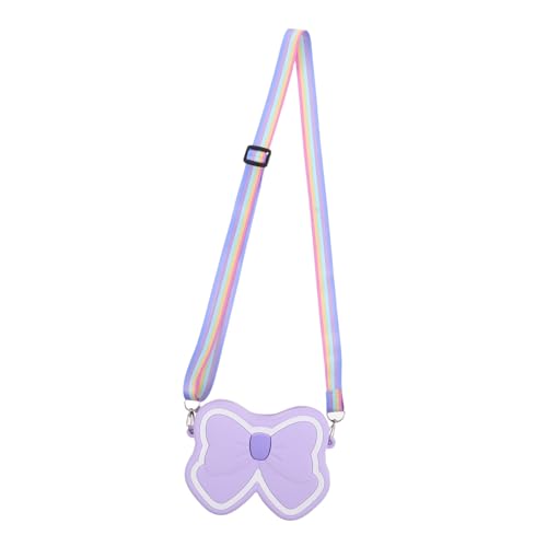 SOIMISS Umhängetasche Für Junge Mädchen Aus Silikon Cartoon-Tasche Für Kleine Mädchen Mit Schleifendesign Leuchtenden Farben Langlebig Für Täglichen Gebrauch von SOIMISS