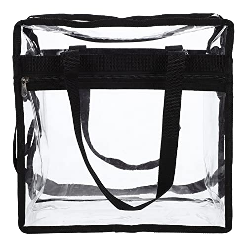SOIMISS Klarer Schulterbeutel für Damen Multifunktionale Transparente Tasche für Alltag Arbeit und Reisen Stylisches Design Langlebig und Leicht für Strand Einkaufen von SOIMISS