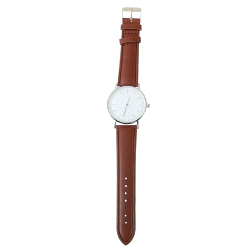 SOIMISS Klassische Herren Quarzuhr mit PU Armband Analog Minimalistisch Langlebig Herren von SOIMISS