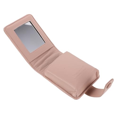 SOIMISS Kleine Damen Kosmetiktasche mit Gestepptem Design und Spiegel Tragbare Make-up Tasche für Lippenstifte und Lippenpflege Kompakte Reise-Clutch für Stilvolle Outdoor-Touch-ups SOIMISS Kleine Damen Kosmetiktasche mit Gestepptem Design und Spiegel Tragbare Make-up Tasche für Lippenstifte und Lippenpflege Kompakte Reise-Clutch für Stilvolle Outdoor-Touch-ups von SOIMISS