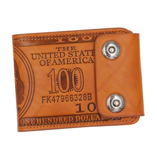 SOIMISS Kleine Herren-geldbörse Aus Leder Vintage-Stil Zweifach Gefaltet Mit Mehreren Fächern Für Bargeld Und Karten Kompakt Und Tragbar von SOIMISS