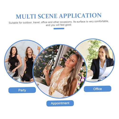 SOIMISS Kleine Lippenstift Tasche aus Hochwertigem Rindsleder mit Spiegel Tragbarer Make up Organizer Leichtes Lippenstift etui für Damen für Reisen und Alltag Praktische Kosmetiktasche von SOIMISS