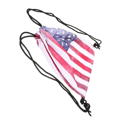 SOIMISS American Flag Drawstring Backpack Kordelzugtasche Oxford Sport Yoga Und Einkäufe Stylisches Und Design Für Und von SOIMISS
