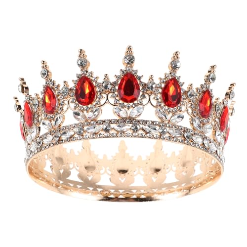 SOIMISS Königinnenkrone Für Damen Prinzessinnen-tiara Hochzeitskopfschmuck Mit Kristallen Brautaccessoires Für Festzug Party-krone Für Neujahr Und Cosplay von SOIMISS