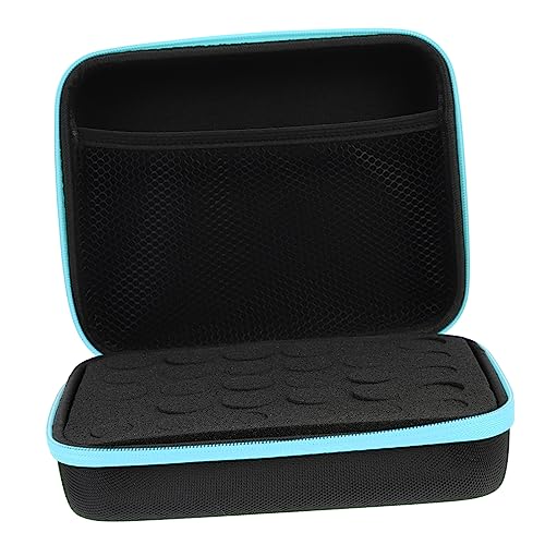 SOIMISS Kompakte Aufbewahrungstasche für Ätherische Öle Stoßdämpfender Organizer mit Fächern für Flaschen für Reisen und Aromatherapie von SOIMISS