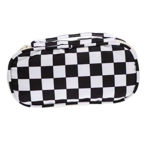 SOIMISS Kompaktes Federmäppchen mit Reißverschluss und Tragegriff Großer Stauraum für Stifte und Schreibwaren Langlebiges Material Praktische Aufbewahrungstasche für Schule Büro und von SOIMISS