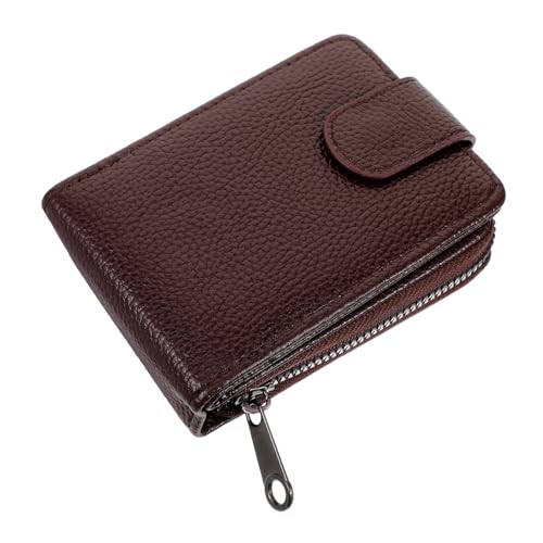 SOIMISS Kompaktes Portemonnaie Kartenetui mit Münzfach Praktischer Kartenhalter für Outdoor Nutzung Kleines Kartenetui Leicht zu Reinigen für Bankkarten Ausweise Schlüssel von SOIMISS