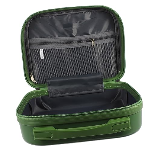 SOIMISS Kosmetikkoffer Candy Grün Kompakter Makeup Organizer mit Elastischem Halteband Praktische Makeup Aufbewahrungsbox für Reisen und Zuhause Handlicher Schminkkoffer für Ordentliche von SOIMISS