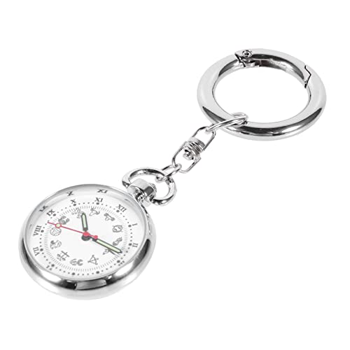 SOIMISS Krankenpflegeschüler-Formular Schlüsselanhänger ansehen Taschenuhr krankenschwester uhr nurse watch Uhr mit Schlüsselring auf Ärzte achten Spiegelmaterial: gewöhnlicher Glasspiegel von SOIMISS