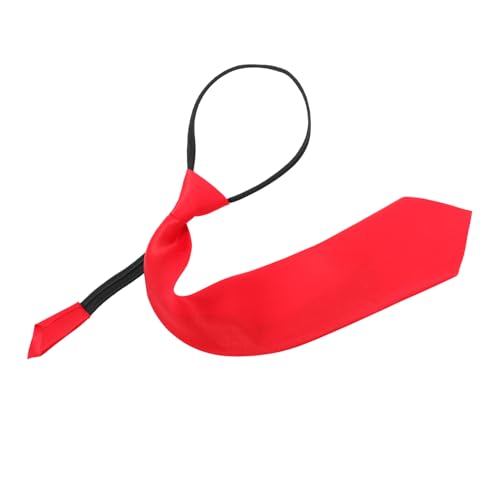 SOIMISS Krawatte Halskette Binden Krawatte Baustützen Dekoration Kostümparty-accessoire Party-requisiten Geschäftsbindung Polyestergarn Rot Hochzeit Krawatte Mit Einstecktuch von SOIMISS