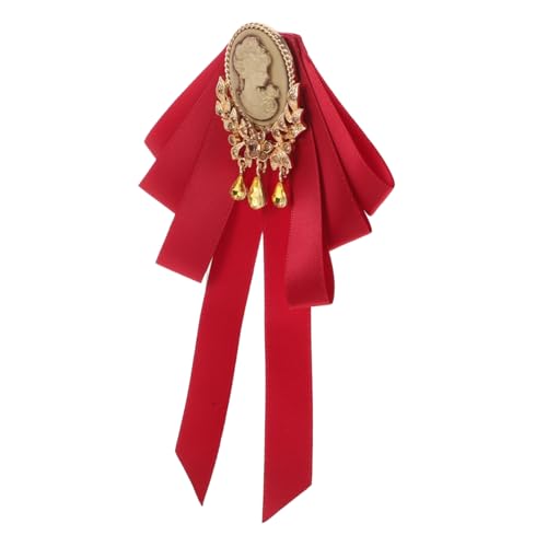 SOIMISS Fliege Brosche Anstecknadel Damen Kragen Krawatte Accessoire Strass Brosche für Elegante Anstecknadel Modische Dekorative Brosche von SOIMISS